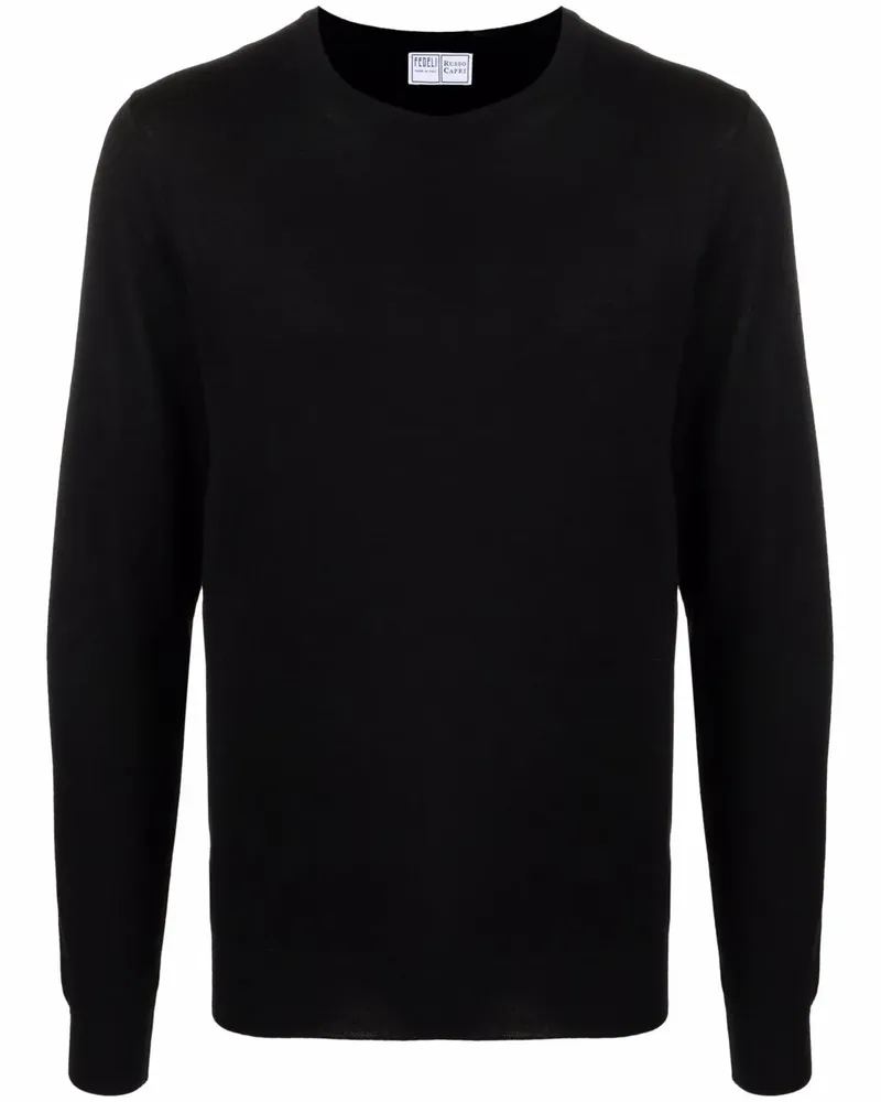 Fedeli Pullover aus Feinstrick - Schwarz Schwarz