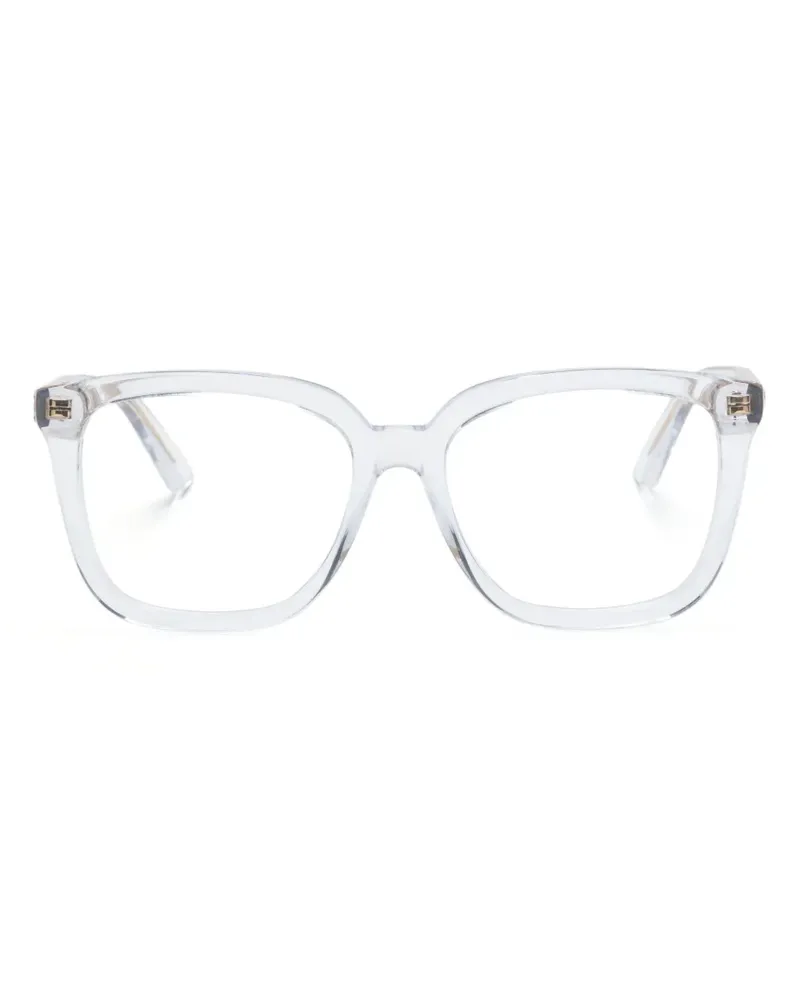 Gucci Brille mit transparentem Gestell - Weiß Weiß