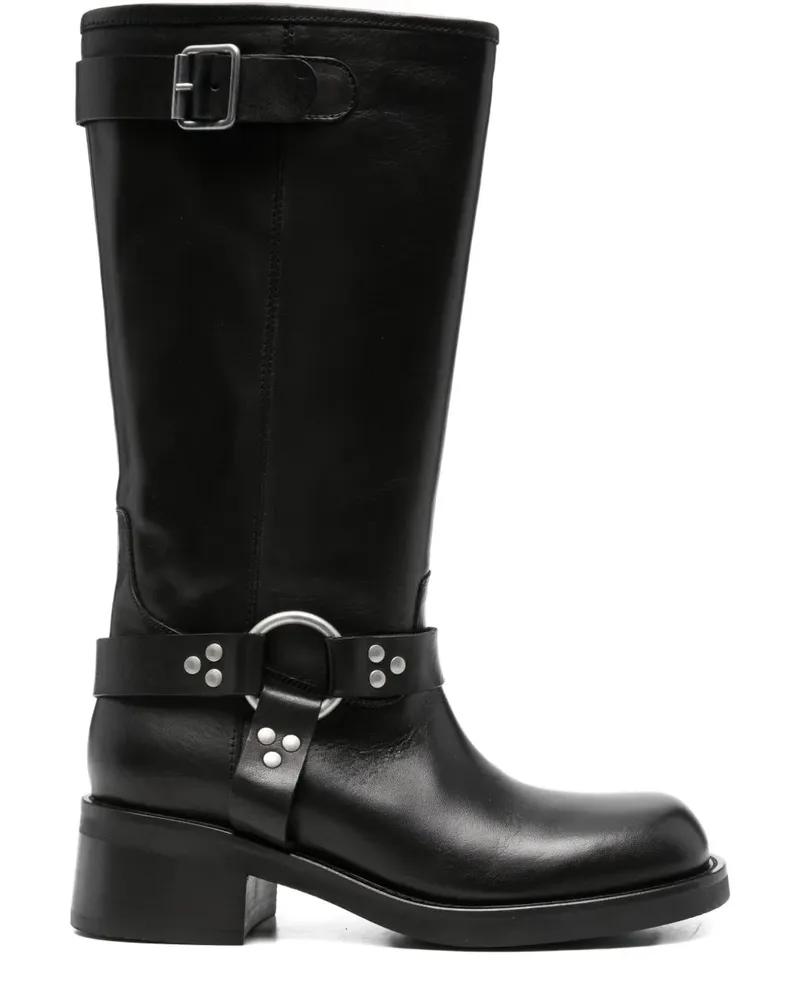 P.A.R.O.S.H. Stiefel mit Nieten - Schwarz Schwarz