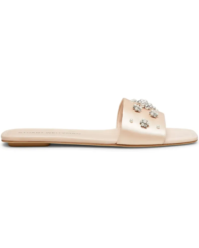 Stuart Weitzman Poppy Pantoletten - Nude Nude