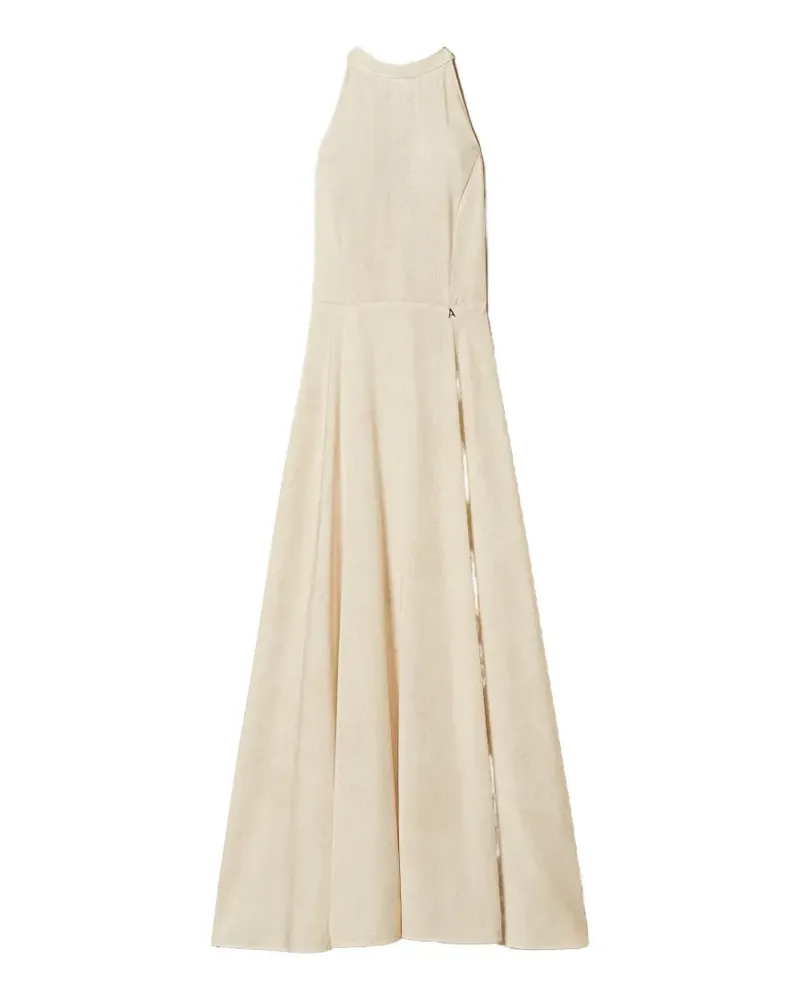 Twin-Set Kleid mit Neckholder-Ausschnitt - Nude Nude