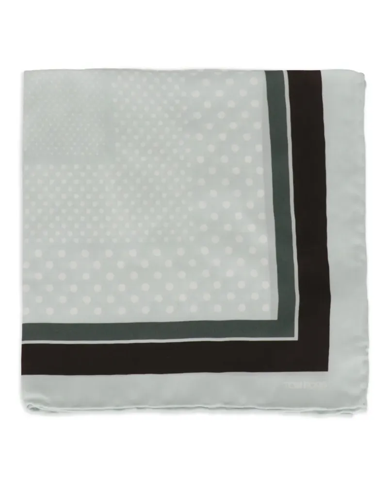 Tom Ford polka dot-print pocket square - Nude Nude
