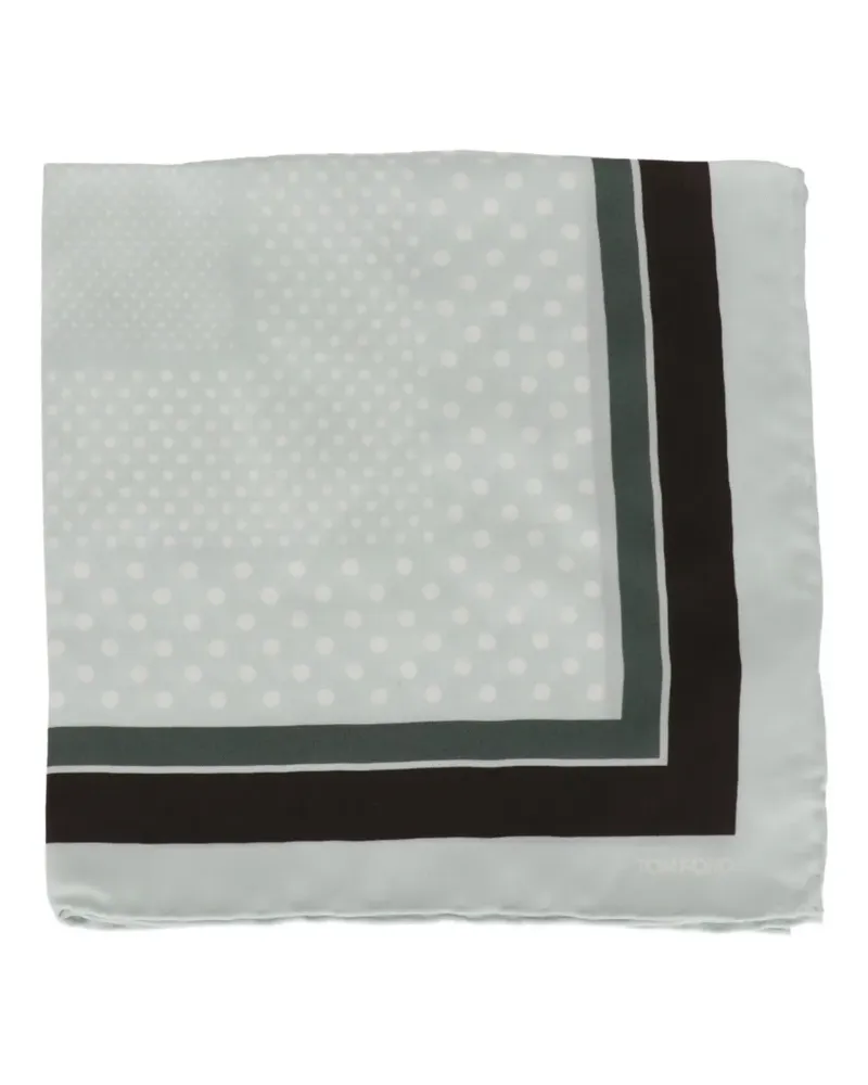 Tom Ford polka dot-print pocket square - Nude Nude