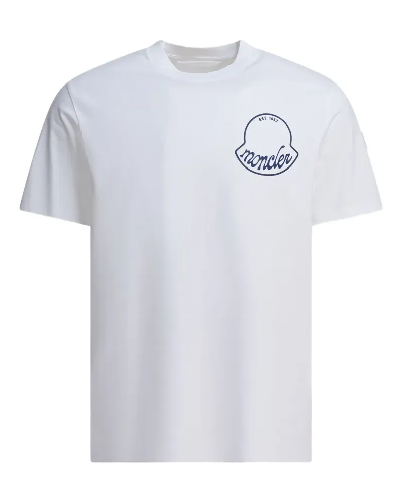 Moncler T-Shirt mit Logo - Nude Nude