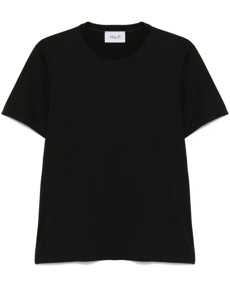 D4.0 Klassisches T-Shirt - Schwarz Schwarz