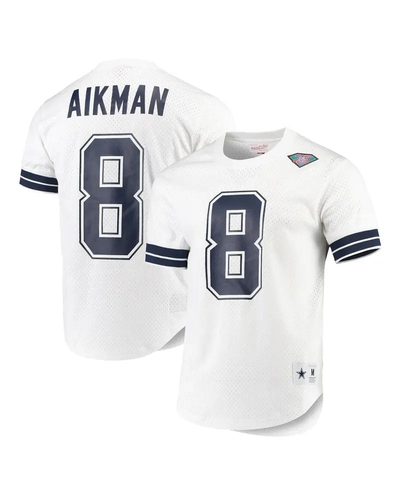 Mitchell & Ness NFL Cowboys Troy Aikman T-Shirt - Weiß Weiß