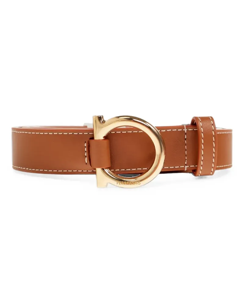 Ferragamo Gürtel mit Gancini-Schnalle - Braun Braun