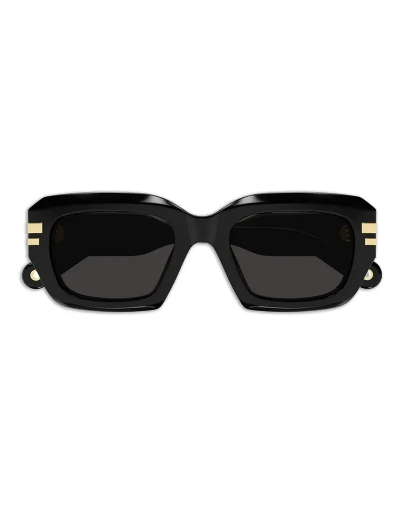 Chloé geometric-frame sunglasses - Schwarz Schwarz