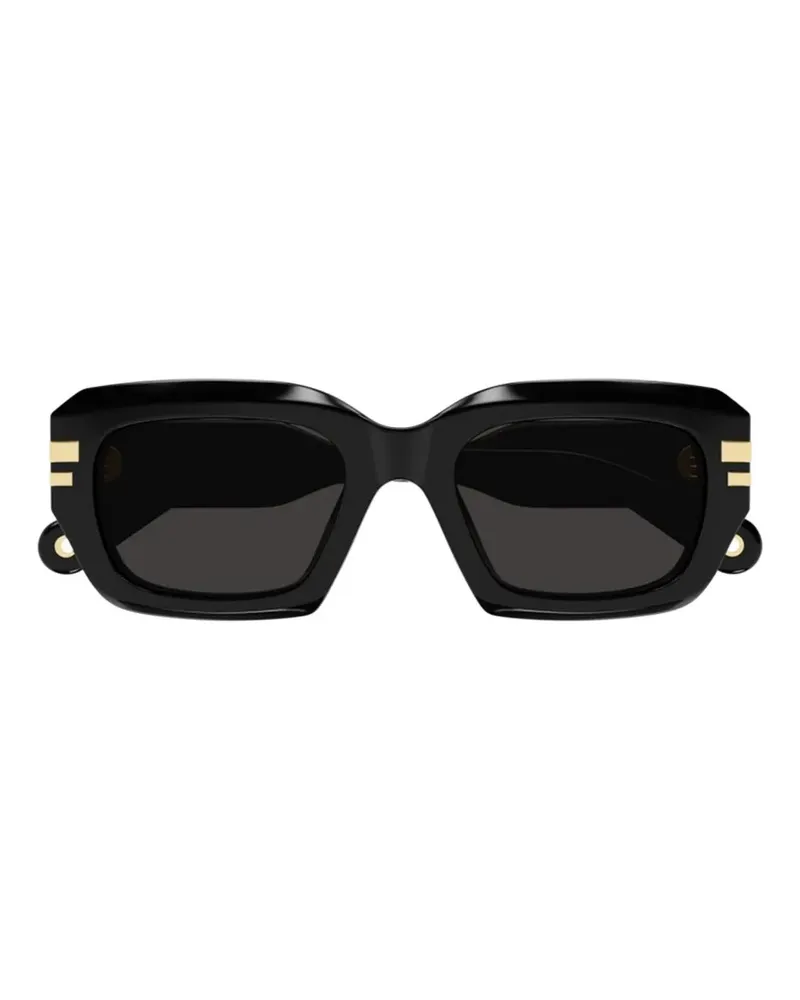 Chloé geometric-frame sunglasses - Schwarz Schwarz