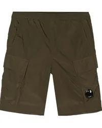 C.P. Company Cargo-Shorts mit Linsen-Detail Grün