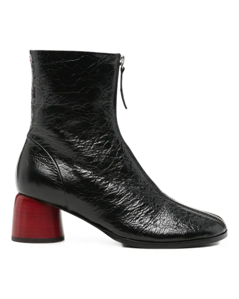 HALMANERA Stiefel aus Leder - Schwarz Schwarz