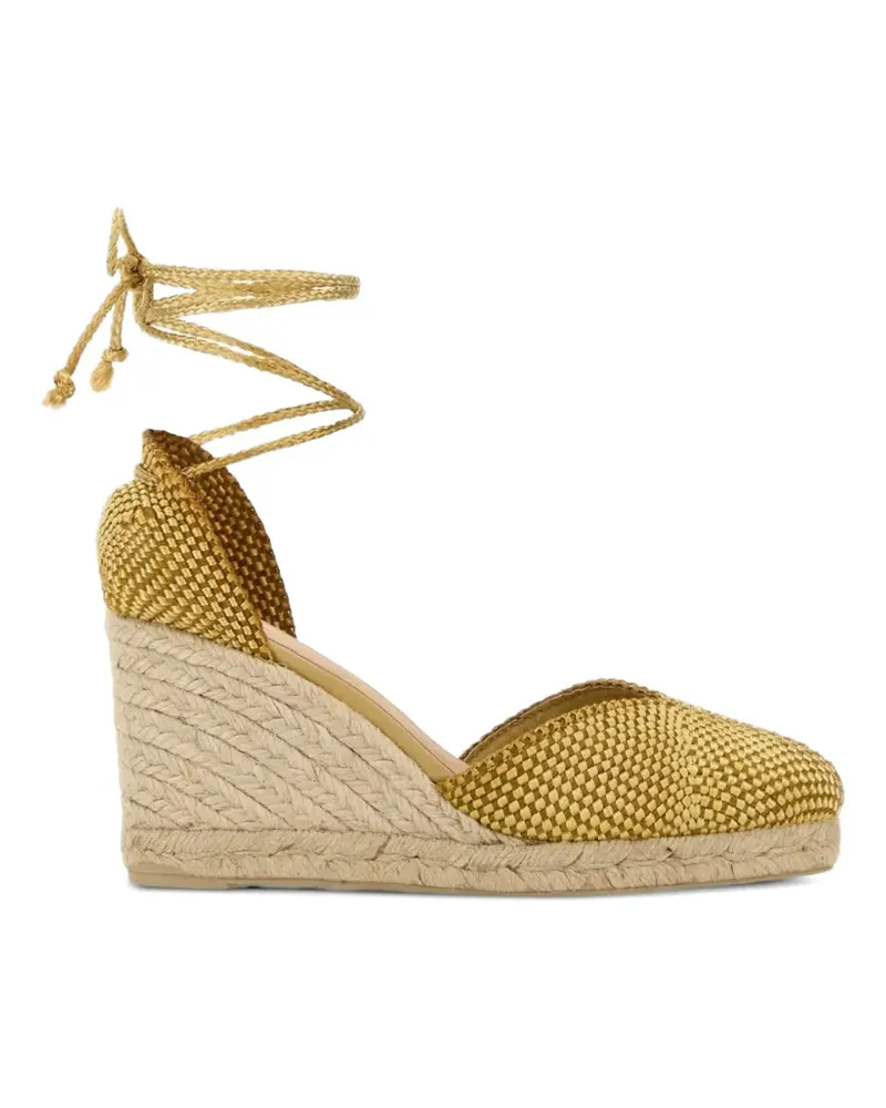 Castañer Cora wedge espadrilles - Gold Gold