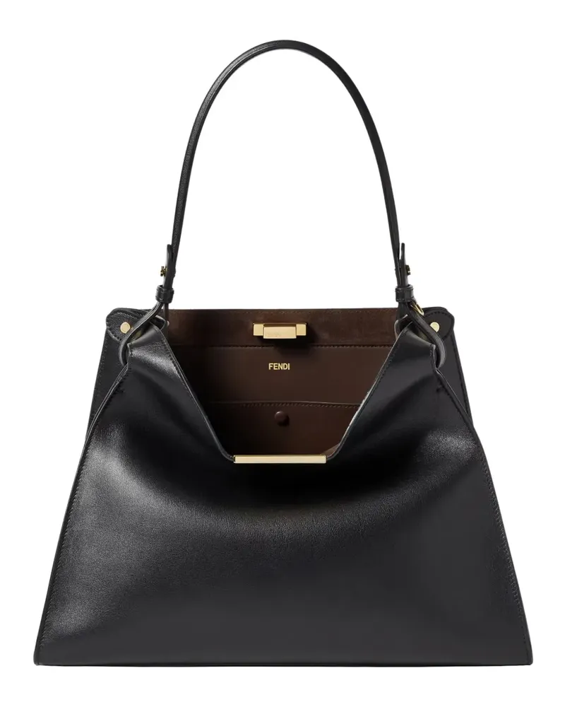 Fendi Way leather shoulder bag - Schwarz Schwarz
