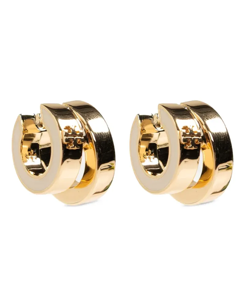 Tory Burch Icon Creolen mit Emaille - Gold Gold