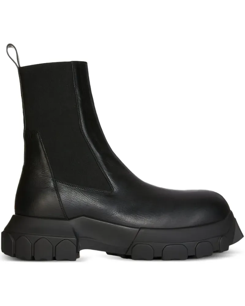 Rick Owens Stiefel mit elastischen Einsätzen - Schwarz Schwarz