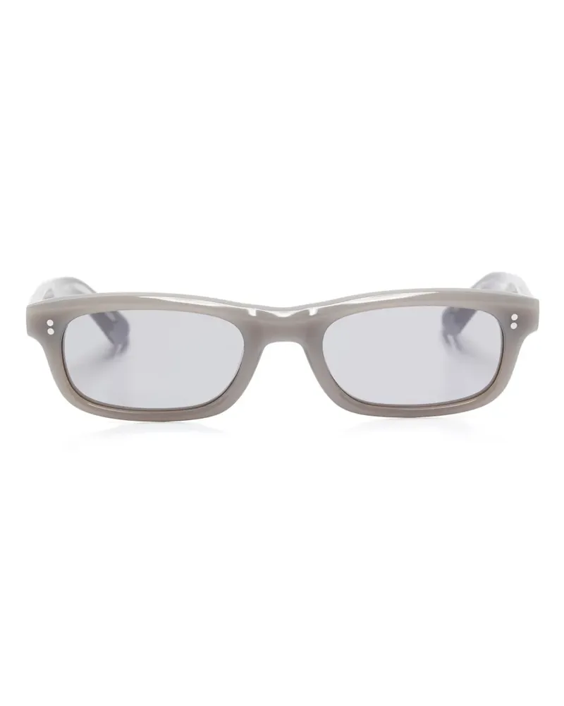 CHIMI Sonnenbrille mit eckigem Gestell - Grau Grau