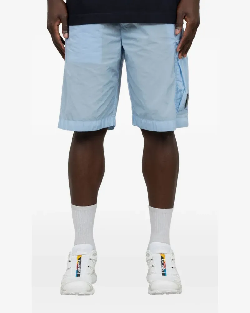 C.P. Company lens-detail shorts - Blau Blau