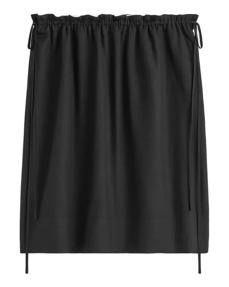 Totême silk pajama skirt black - Schwarz Schwarz