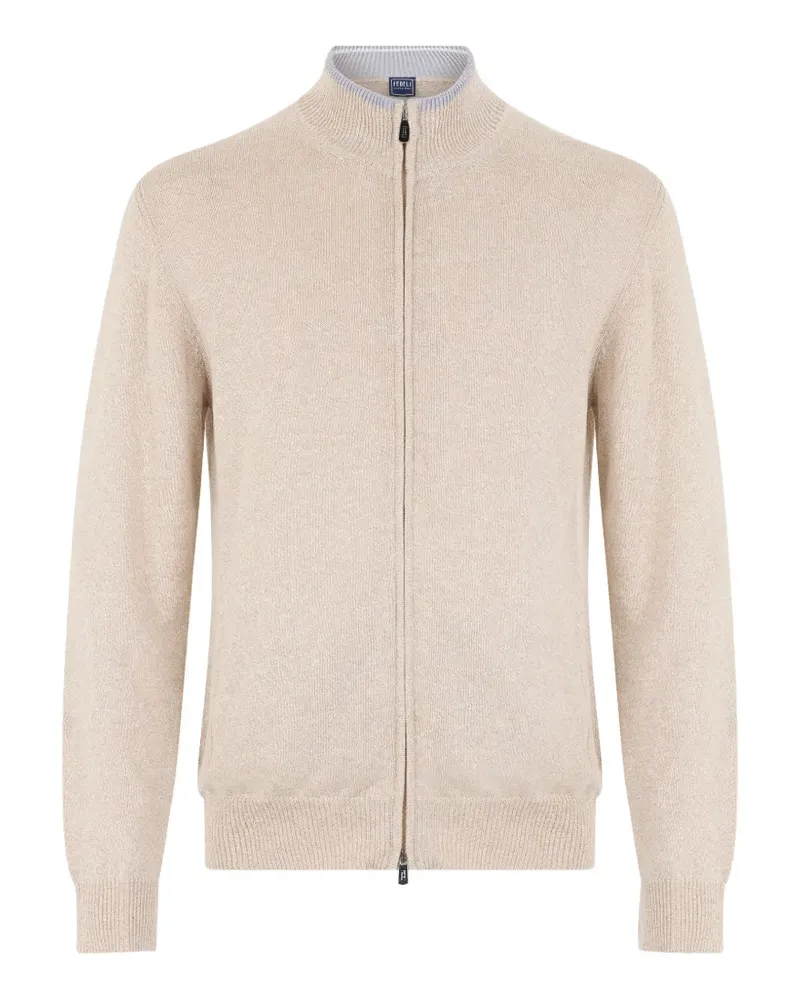 Fedeli Cardigan mit Reißverschluss - Nude Nude