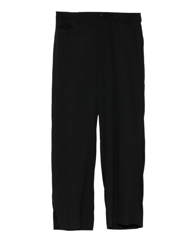 Undercover Gestreifte Hose - Schwarz Schwarz