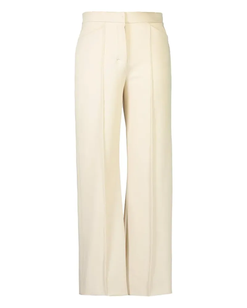 Max Mara Hose mit Ziernaht - Nude Nude