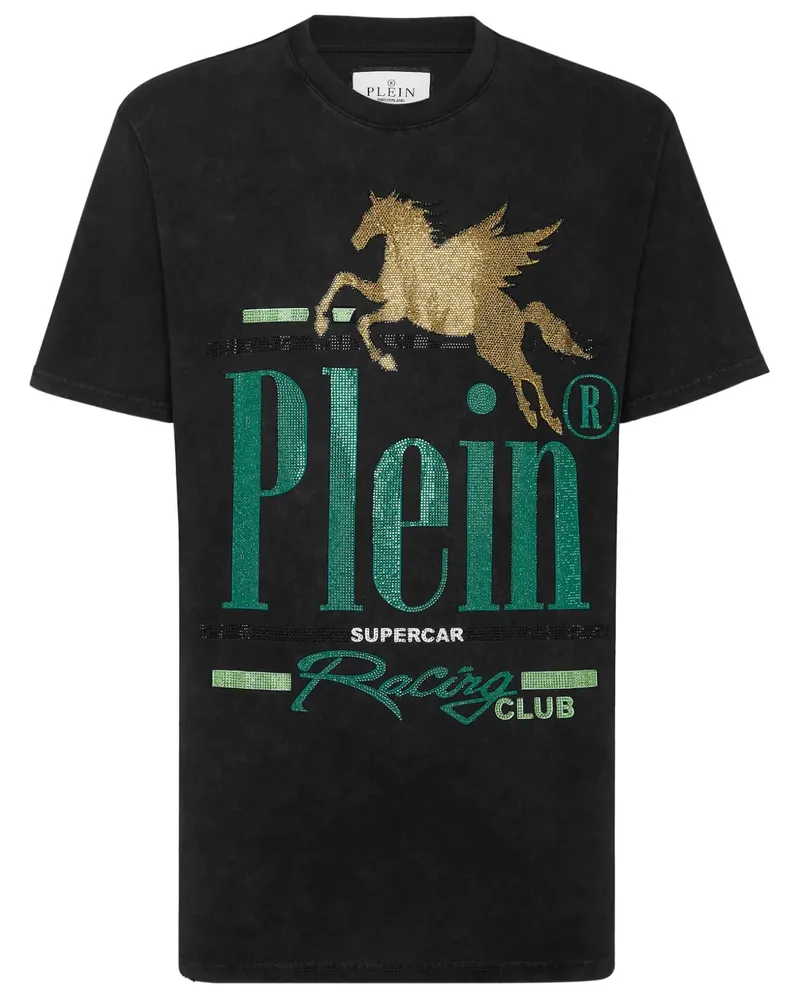 Philipp Plein Racing Club T-Shirt - Schwarz Schwarz