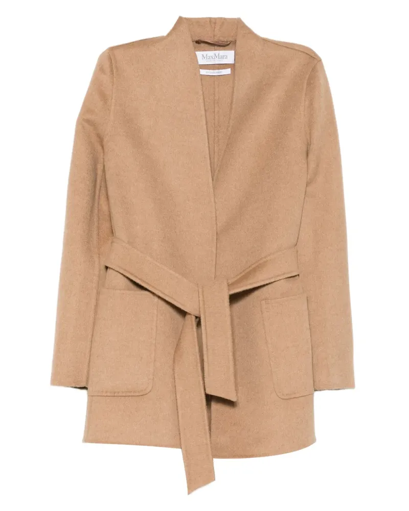 Max Mara Mantel aus Wolle - Nude Nude