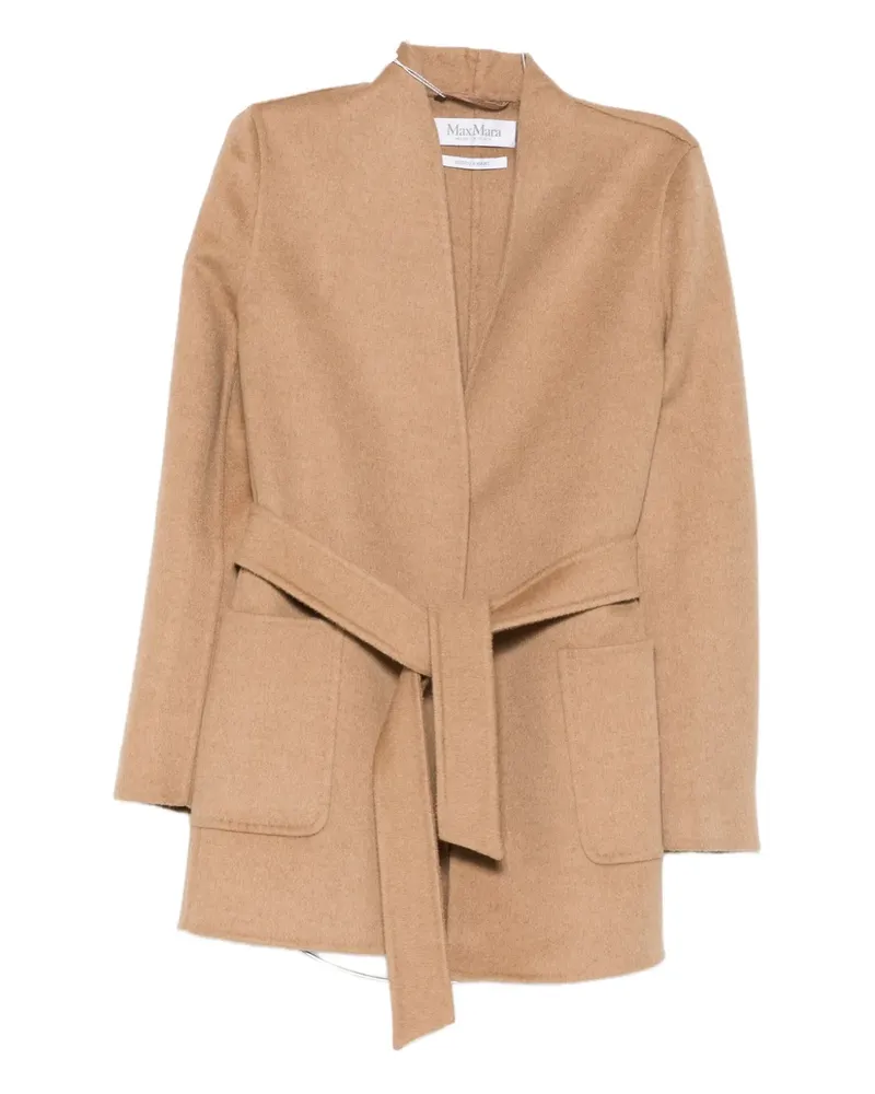 Max Mara Mantel aus Wolle - Nude Nude