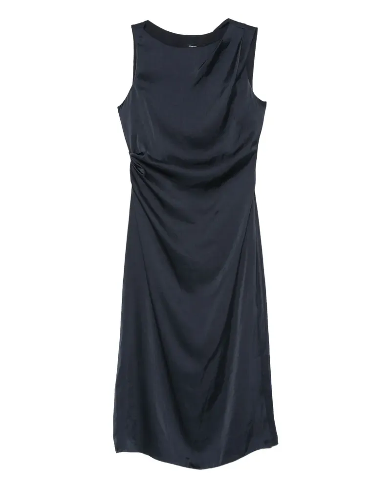 Theory Drapiertes Minikleid - Blau Blau