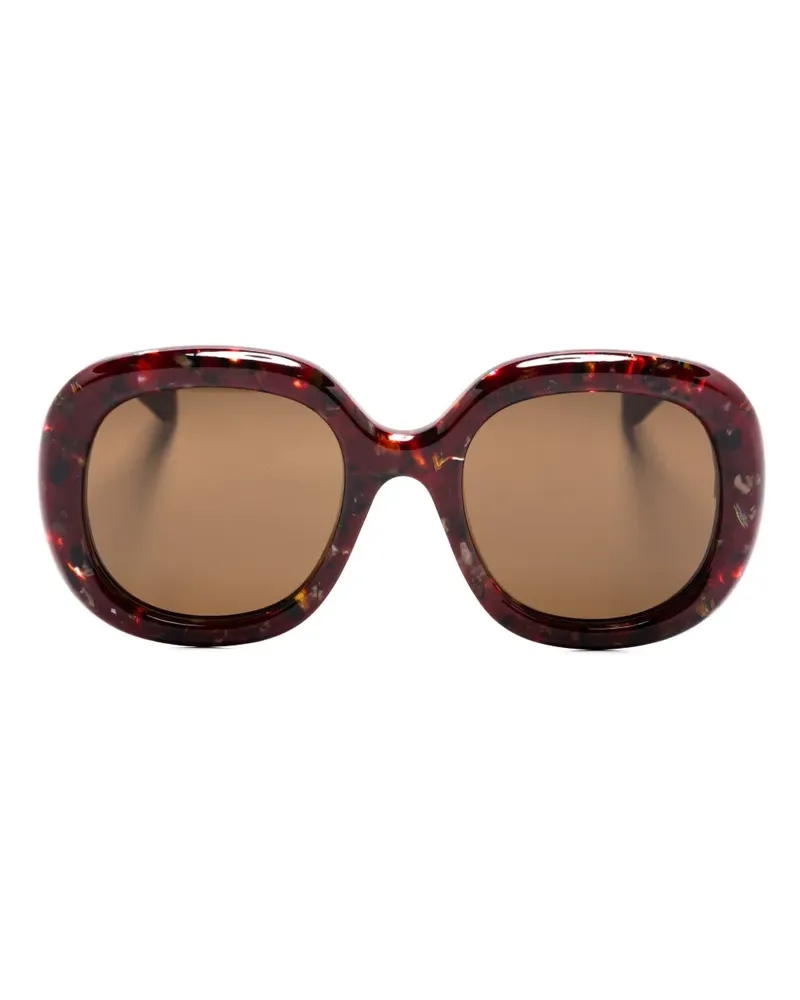Chloé Sonnenbrille mit Oversized-Gestell - Rot Rot
