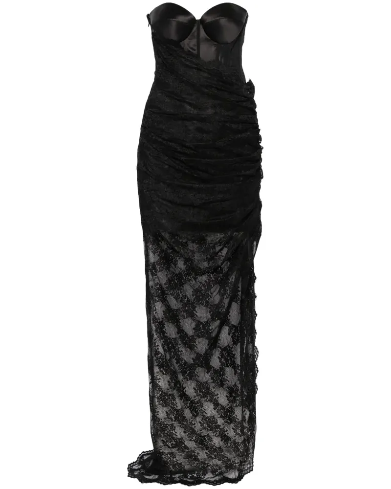 Giuseppe di Morabito Maxikleid aus Spitze - Schwarz Schwarz
