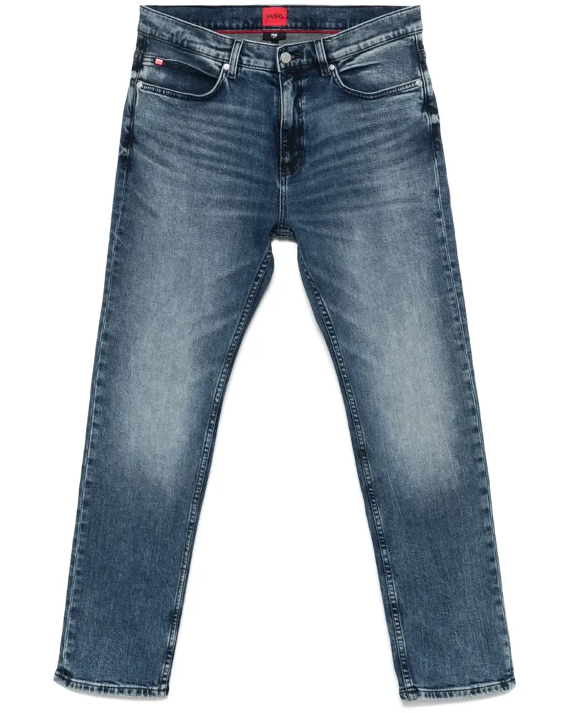 HUGO BOSS Schmale Jeans - Blau Blau