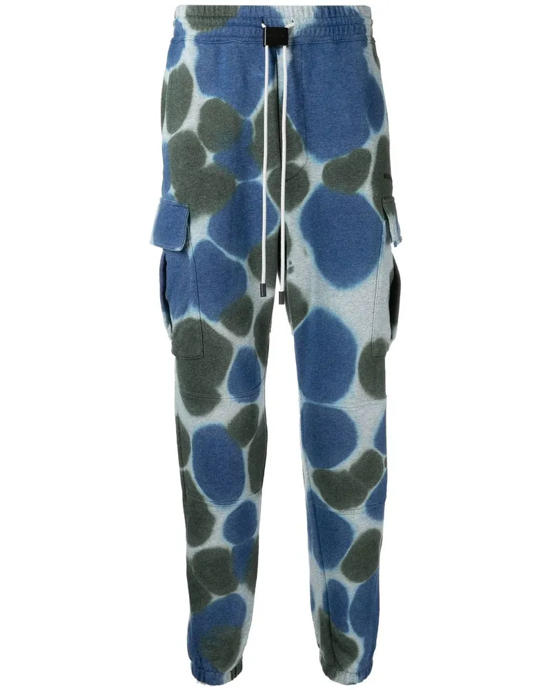 Buscemi Jogginghose mit Batikmuster - Blau Blau