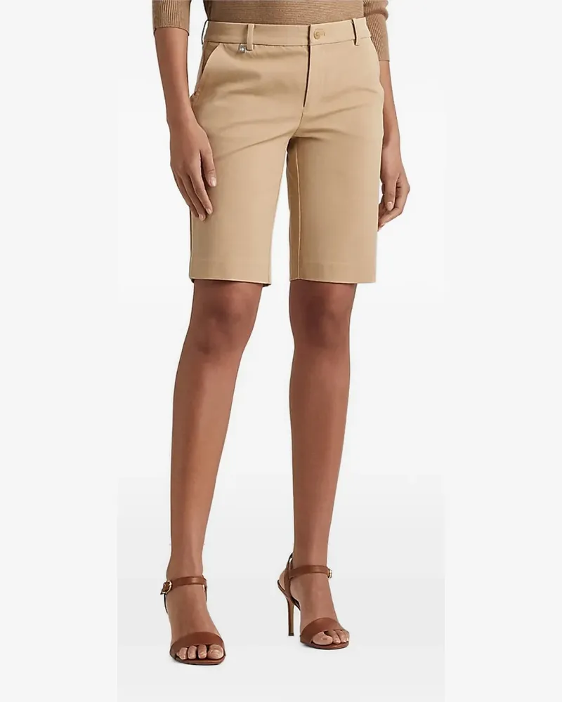 Ralph Lauren Hellbeige Shorts mit Gürtelschlaufen - Nude Nude