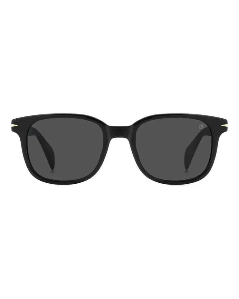 EYEWEAR by DAVID BECKHAM Runde Sonnenbrille - Schwarz Schwarz