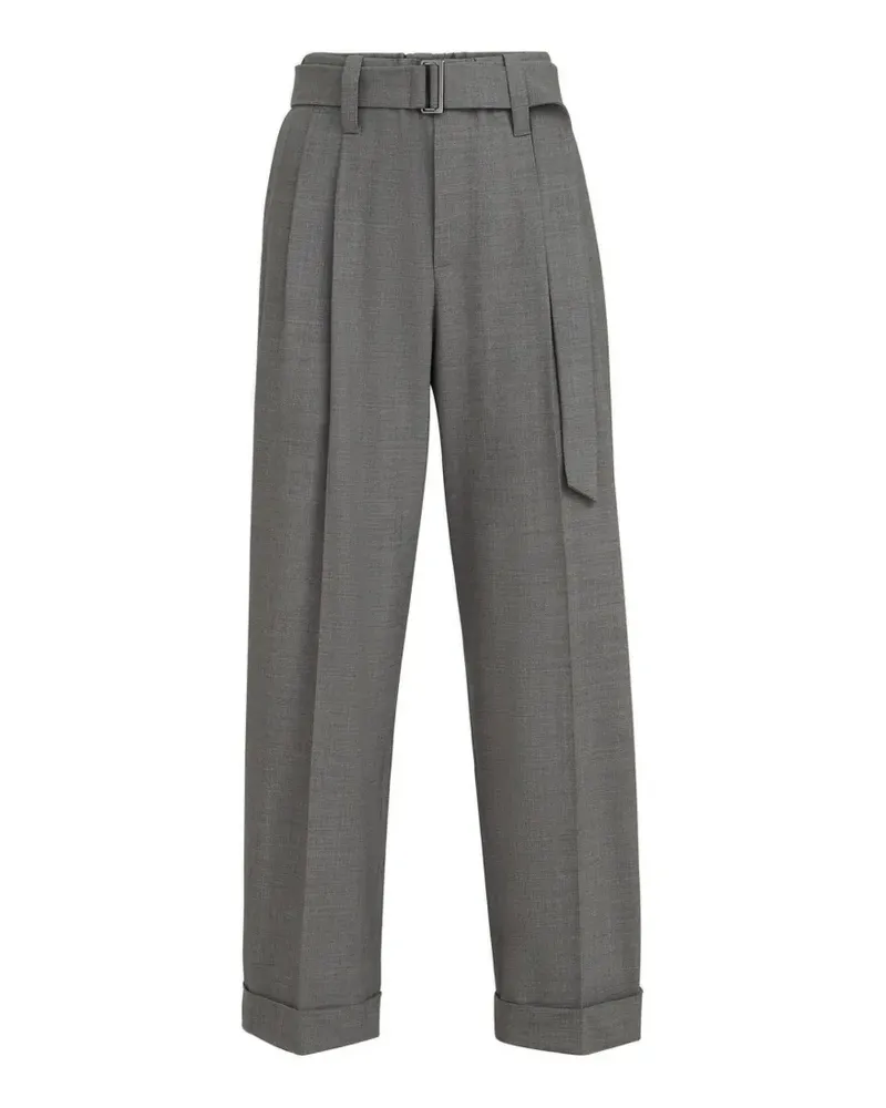 Brunello Cucinelli Lässige Sartorial Hose aus Tropical-Luxury-Wolle - Grau Grau