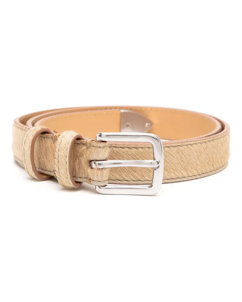 Paul Smith Gürtel aus Ponyleder - Nude Nude