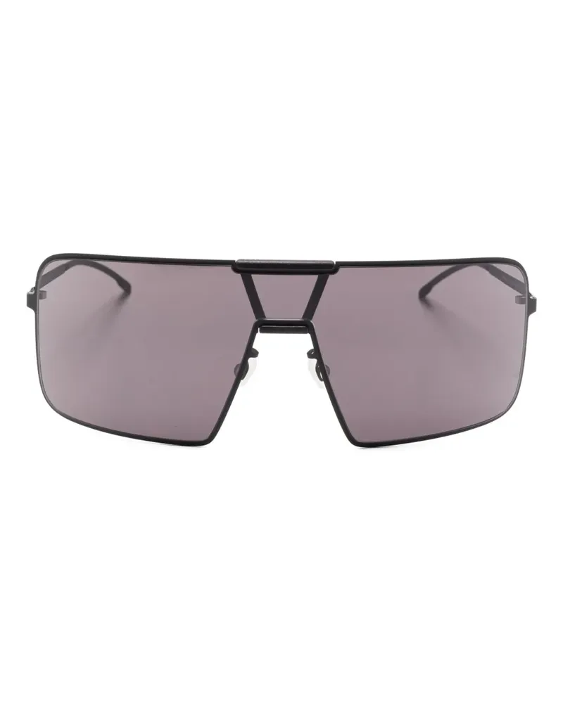 Mykita x Rimowa Sonnenbrille mit Shield-Gestell - Schwarz Schwarz