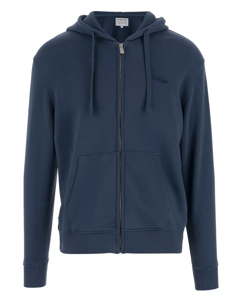 MC2 Saint Barth Kapuzenjacke mit Reißverschluss - Blau Blau