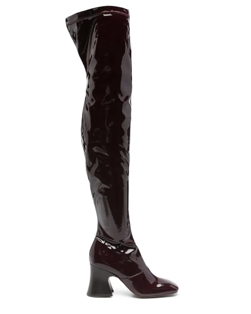 Chloé Janis Stiefel 80mm - Rot Rot