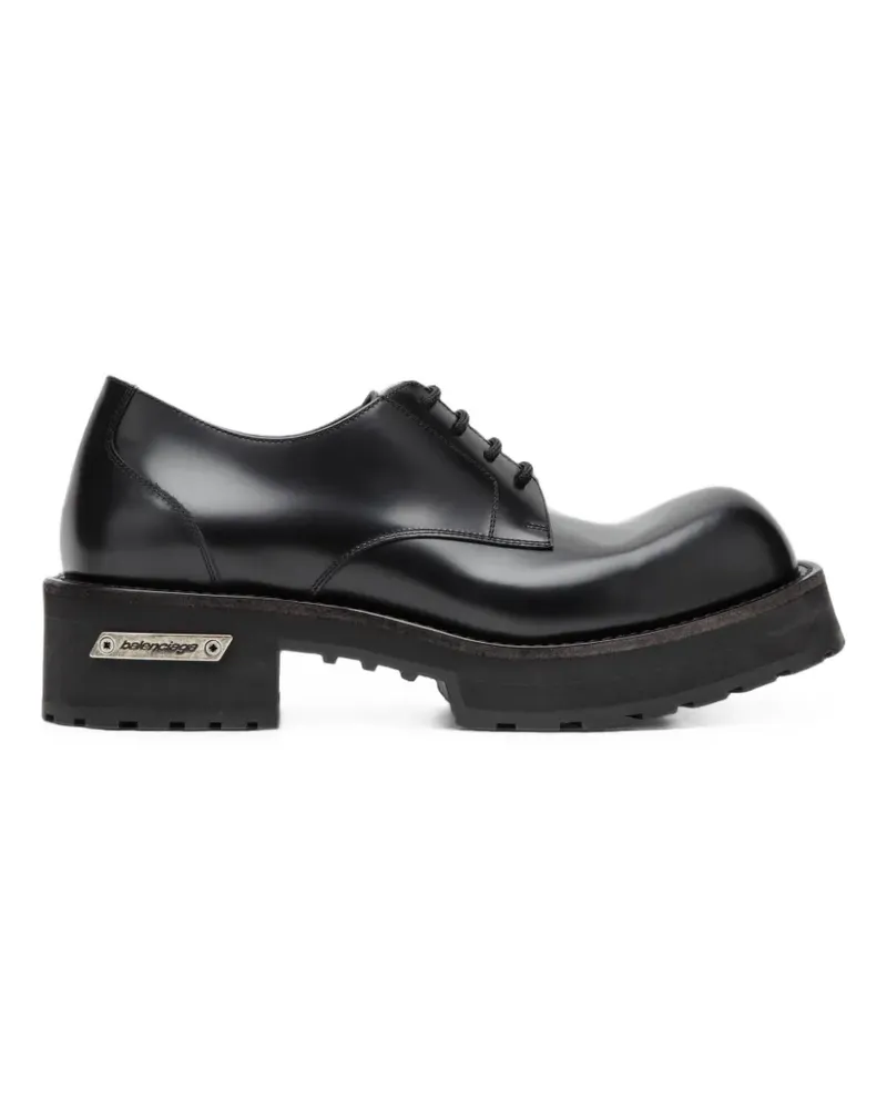 Balenciaga Venom Derby-Schuhe aus Leder - Schwarz Schwarz