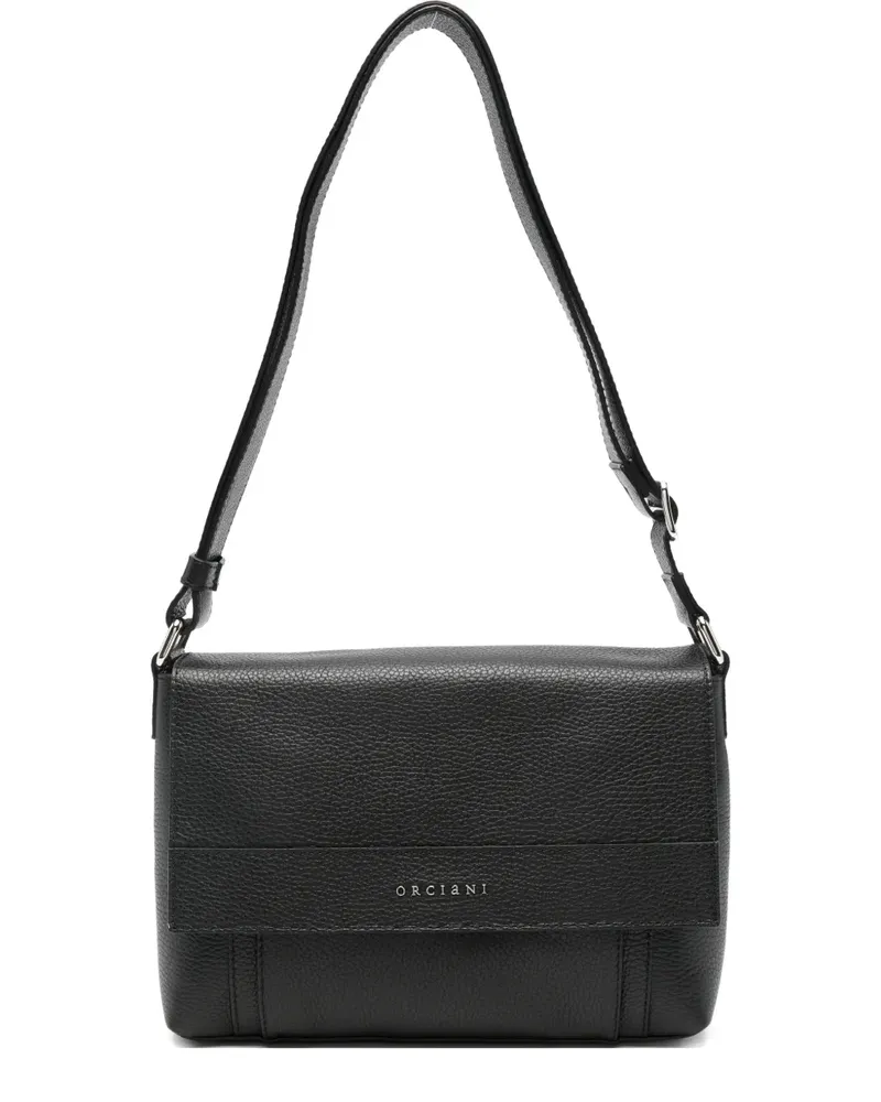Orciani Kuriertasche aus Leder - Schwarz Schwarz