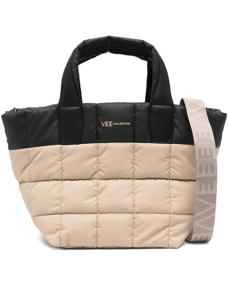 VeeCollective Gesteppter Shopper - Nude Nude