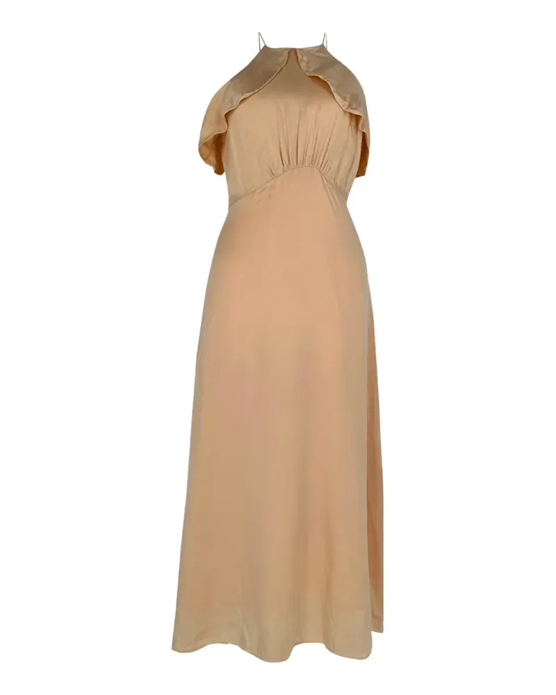 Zimmermann Midikleid mit Rüschen - Nude Nude