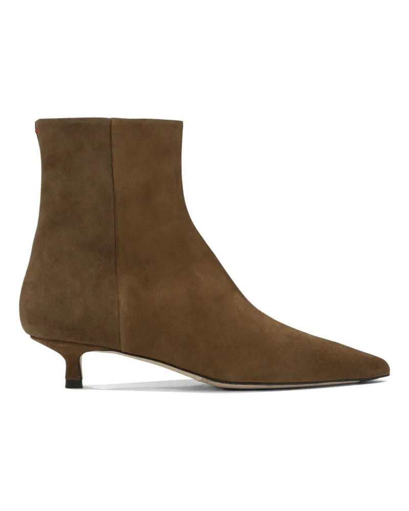 aeyde Sofie suede ankle boots - Braun Braun