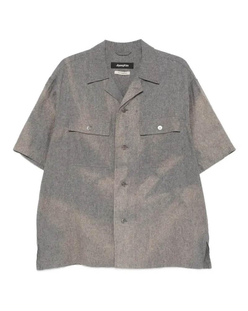 JiyongKim short-sleeve shirt - Grau Grau