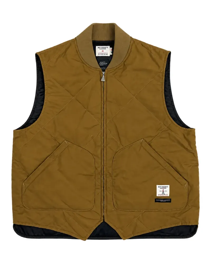 Roy Roger's x Engineered Garments quilted gilet - Braun Braun