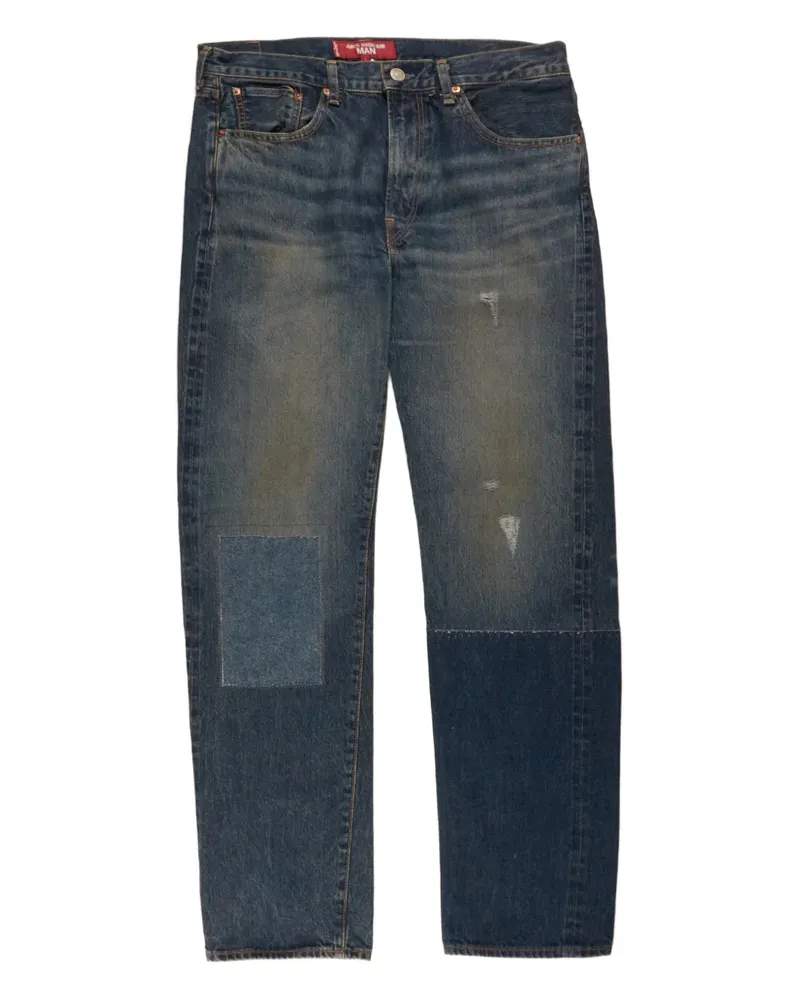 Junya Watanabe Jeans im Patchwork-Look - Blau Blau