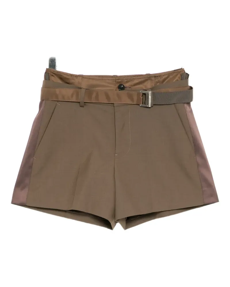 Sacai belted shorts - Braun Braun