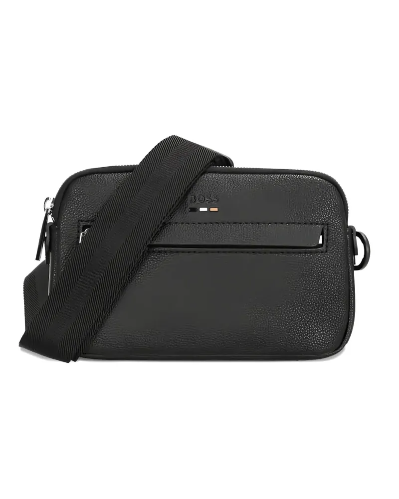 HUGO BOSS Ray Kuriertasche mit Reißverschluss - Schwarz Schwarz